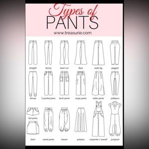Styles of pants